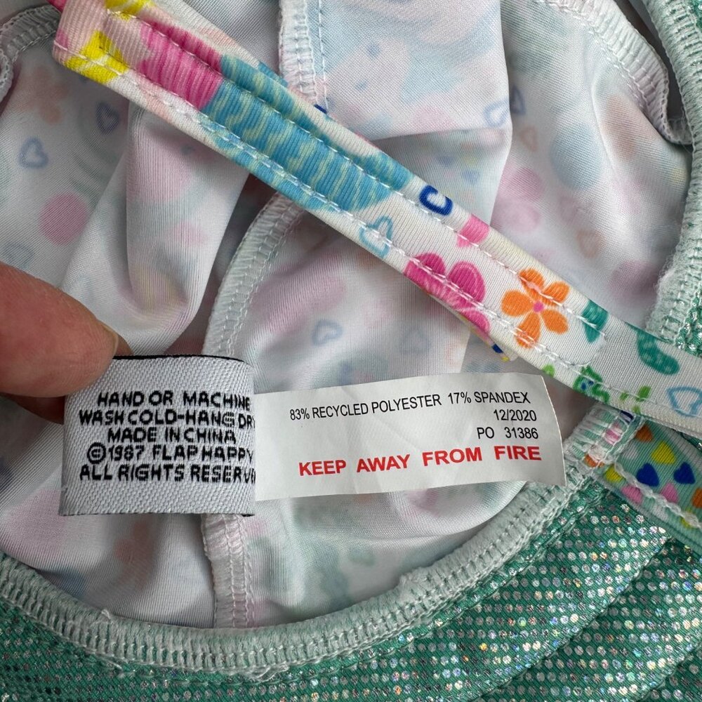 Flap Happy Kids Recycled Polyester Mermaid Fish Flower Summer Po Sunhat L - Picture 5 of 7